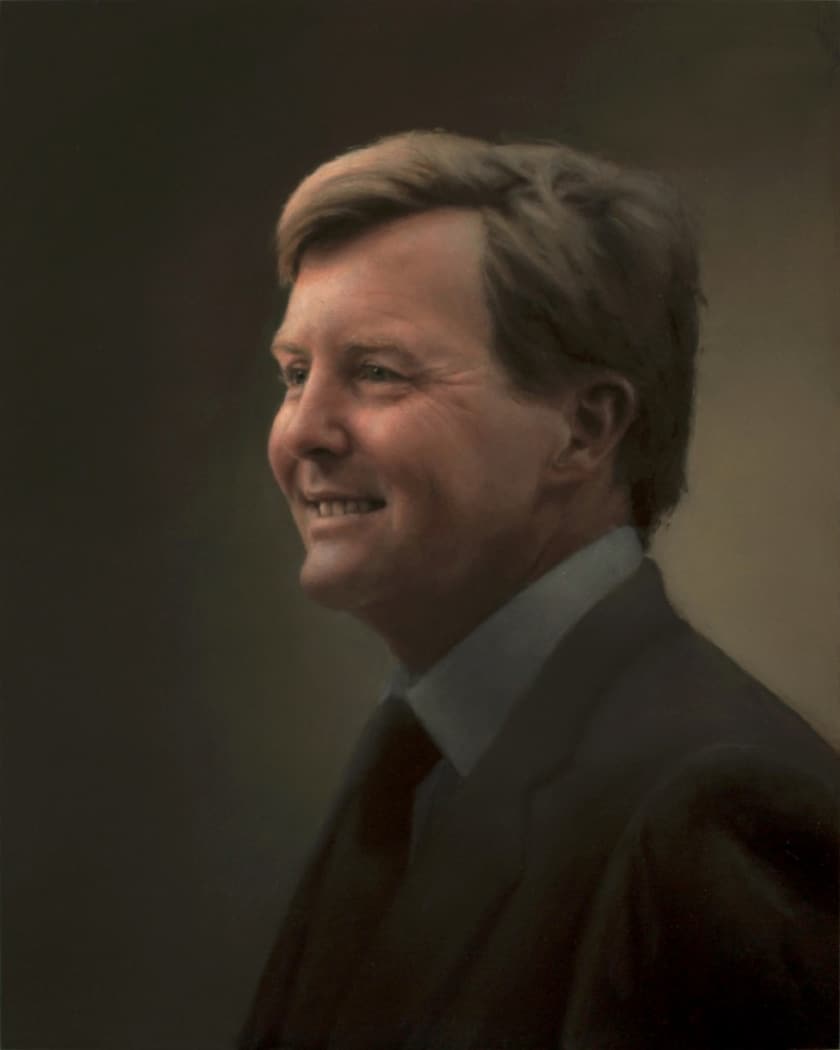 Koning Willem Alexander, werk van Judith Steenkamer